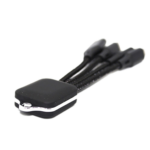 Usb Cable with LED Light Up 4 in 1 Black