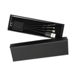 Usb Cable with LED Light Up 4 in 1 Black - Image 4