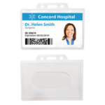 ID Card Pouch Frosty PVC- Horizontal