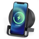 Bluetooth Speaker with Wireless Charger 10W and Light up Logo - Image 3