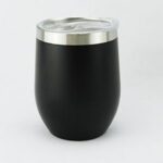 Double Wall Stainless Steel Mug 360ml- Black - Image 6