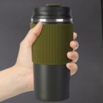 Double Wall Tumbler with Silicon Grip 500ml - Image 12
