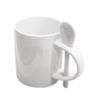 Mug White Sublimation with Spoon - Image 3